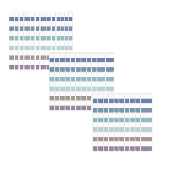 Index Tabs Colorful Highlight Stickers Transparent Bookmarks Adhesive Memo Notes For Classification And Marking3pcs