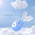 thumbnail image 5 of Cepillo de dientes eléctrico sónico de 360° para niños, cepillo de dientes automático de silicona en forma de U, temporizador inteligente, recargable, luz azul IPX7, 5 of 5