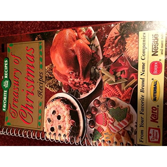 Pre-Owned Treasury of Christmas Recipes (Spiral-bound) 0785341331 9780785341338