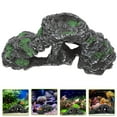 thumbnail image 3 of HLONK Turtle Basking Platform Resin Rockery Reptile Tank Accessory Turtle Tank Decoration, 3 of 6