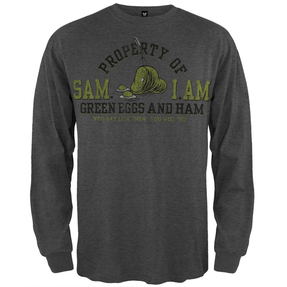 Dr. Seuss Green Eggs Label Long Sleeve 