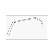 Genuine OE Toyota Black Out Tape - 75924-02150