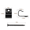 thumbnail image 2 of Stainless Steel Start Clips Deck Clips Universal Decking Clips with Decking Screws for Composite Deck Boards 80 Pack, 2 of 6