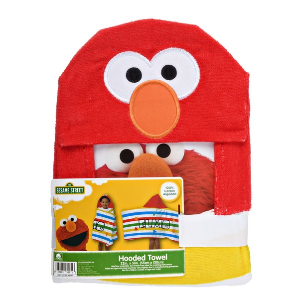 Sesame Street Elmo Hooded Bath Towel