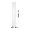 thumbnail image 2 of 100 Pack Disposable Ice Popsicle Mold Bags for Healthy Snacks, DIY Ice Pop Sleeves with Funnel for Yogurt Juice Fruit Ice Candy, Freezer Friendly Summer Party Treats Makers, White, 2 of 6