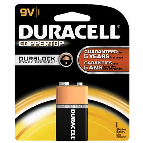 Duracell Battery Alkaline Size 9V (Set of 2)