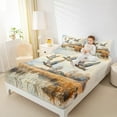 thumbnail image 4 of Manfei Country Mallard Duck Full Size Sheets,Western Rustic Farm Bed Sheets,Wild Country Animal Sheet Sets For Child,Ultra Soft Home Decor,4pcs, 4 of 7