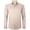 j-Beige26761, variant on LIIPEE Men Shirts Casual Solid Color Long Sleeve Lapel Stretch Dress Shirts Male Slim Fit Button Down Formal Business Tops Fashion Comfortable Breathable Soft Daily Shirts,Beige,L