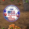 thumbnail image 6 of Patriotic American Flag Party Supplies Tableware Set Paper Plates and Napkins for Independence Day 4th of July USA Red White Blue Barbecue Birthday Disposable Dinnerware Decor, 6 of 6