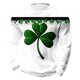 thumbnail image 3 of Ceisia Men's St. Patrick's Day Large Shamrock Splatter Waffle Knit Top | Long Sleeve Crew Neck Casual Tee Gifts, 3 of 3