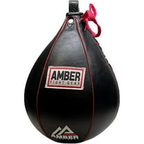 Genuine Leather Speed Bag for MMA, Muay Thai & Boxing, Heavy-Duty Punching Ball for Training, Reflex & Endurance, Reinforced Seams, Fast Rebound - X-Small Sizes