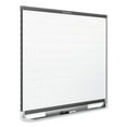 thumbnail image 2 of Quartet Prestige 2 Magnetic Total Erase Whiteboard, 48" x 36", White Surface, Graphite Gray Fiberboard/Plastic Frame, 2 of 10