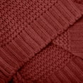thumbnail image 6 of Lovskoo Long Cardigans for Women Trendy Casual Outfits Chunky Knit Open Front Hooded Sweaters Long Sleeve Cardigan Outerwear Coats with Pocket Claret, 6 of 7