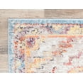 thumbnail image 6 of Unique Loom Brighton Collection Area Rug - Dumbo (2' 7" x 8' 2" Runner Blue/Beige), 6 of 7