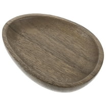 SEWCHICS Small Wooden Tray Brown for Appetizers Dessert and Coffee Table