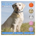 thumbnail image 2 of Mini Fashion Smart Dog Cat Pets Positioning Collar Bell GPS Tracker Anti-lost Alarm Tag Wireless Bag Wallet Key Finder Locator ,Providing Reminders At Any Time, 2 of 10