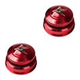 thumbnail image 1 of Yuarrent Juego de tazones para bicicleta de montaña, auriculares con rodamiento de bicicleta, tapas superiores selladas con horquilla de tubo Rojo 2Conjunto, 1 of 6