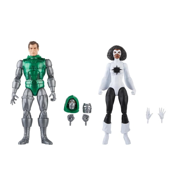 Marvel Legends: Avengers Beyond Earths Mightiest - Capitana Marvel Vs Doctor Doom blanco Estándar