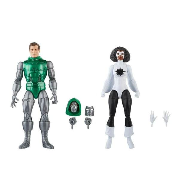 Marvel Legends: Avengers Beyond Earths Mightiest - Capitana Marvel Vs Doctor Doom blanco Estándar