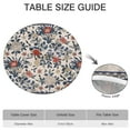 thumbnail image 6 of Round Picnic Table Cloth 100% Waterproof & Oil Proof, Elastic Fitted Table Cover for 36"-44" Round Tables, for Dining, Camping, Outdoor, 6 of 7
