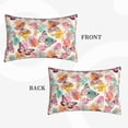 thumbnail image 4 of Fotbe Butterflies and Roses Pillow Cases - Envelope Closure - Luxury, Extra Soft, Cooling Pillow Covers - Wrinkle, Fade, Stain Resistant-20"x30", 4 of 9
