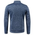 thumbnail image 4 of Clearance Sale Men's Cardigan Sweaters Full Zip Up Plain Solid Color Stand Collar Slim Fit Casual Knitted Sweater Jackets Coat Outwear with 2 zipper Pockets 2024, 4 of 4