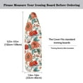 thumbnail image 5 of HELLHERO Retro Watercolour Floral Style Ironing Board Cover, 15x54 Inch Ironing Board Cover Protector Standard Size, Heat-Resistant Iron Board Cover, Easy Installation, 5 of 5