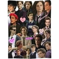 thumbnail image 7 of Soft Flannel Fleece Blanket Matthew-Gray-Gubler Plush Throw Cozy Blankets for Couch Sofa 60"x50", 7 of 7
