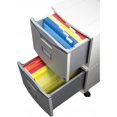 thumbnail image 6 of Two-Drawer Mobile Filing Cabinet 14.75w x 18.25d x 26h, Gray,Letter, 6 of 8