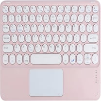 GJX Wireless Bluetooth Keyboard with Touchpad, Portable Mini Small Universal Rechargeable 10 inch Ultra-Slim Wireless Keyboard for Tablet Smartphone PC Computer Laptop