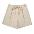 thumbnail image 3 of Birdeem Mode Femme Dame Uni Décontracté Short Pantalon Taille Haute Ample Bandage Pantalon, 3 of 12