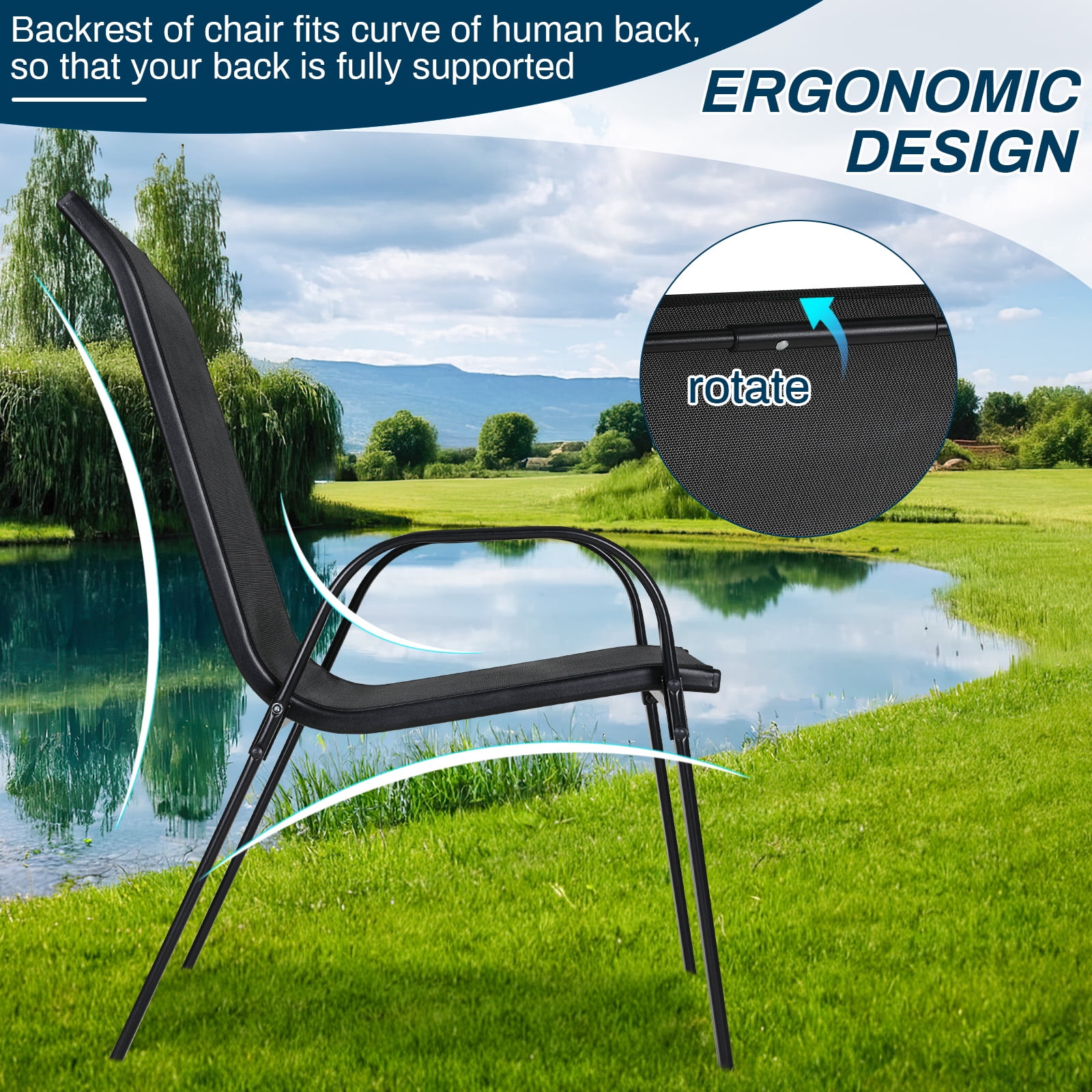 patio chairs for big guys