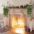 thumbnail image 3 of UFOUND 1PC Christmas Teardrop Large 30inch Winter Needles With Artificial Christmas Greenery Teardrop Wreath For Xmas Table And Door Decoration Hallowmas Decal, 3 of 7