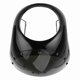 thumbnail image 5 of Deflector de viento para faros delanteros de 7 pulgadas, parabrisas universal para motocicletas (lente negra brillante), 5 of 15