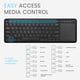 thumbnail image 5 of Teclado inalámbrico Perixx PERIBOARD-716 con panel táctil negro, 5 of 9