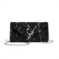 thumbnail image 7 of TSOVTHRID Black Marble Texture Clutch Purses for Women Formal Evening Bag Party Handbags with Chain Crossbody Bag for Wedding Cocktail Prom Elegance Charm, 7 of 7