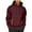 Wine, variant on XIAONU Mens Hoodies Trendy Oversize Drawsting Kangaroo Pocket Hooded Casual Loose Fit Pullover Warm Hoodies Sweatshirts