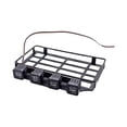 thumbnail image 1 of Portaequipajes de metal RC con portaequipajes de repuesto ligero y resistente para RC Crawler luz cuadrada, 1 of 9