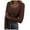 A01-Brown, variant on Towmus Womens Long Sleeve Scoop Neck Ribbed Knit Fitted Casual Tops Tee Slim Basic Shirts