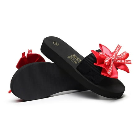

Vedolay Slippers for Women Outdoor Fashion Women s Walking Cloud Slippers with Anti-Slip Breathable Sanda Red 7.5