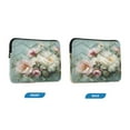 thumbnail image 2 of Quilted Laptop Sleeve for 13-16 Inch Laptops Protective Laptop Case Cover Lightweight Travel & Office Essentials Vintage Peonies and Daisies, 2 of 8