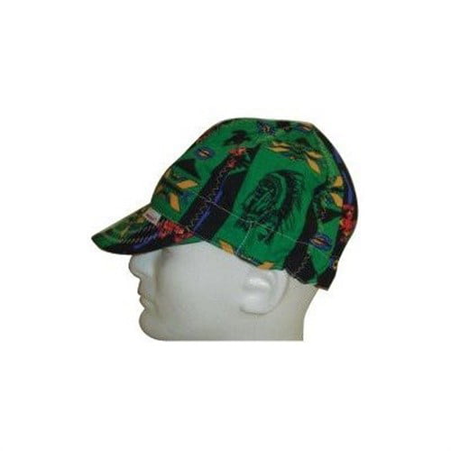 One Size Fits All Deep Round Crown Caps 7 Pack Assorted Prints Reversible 