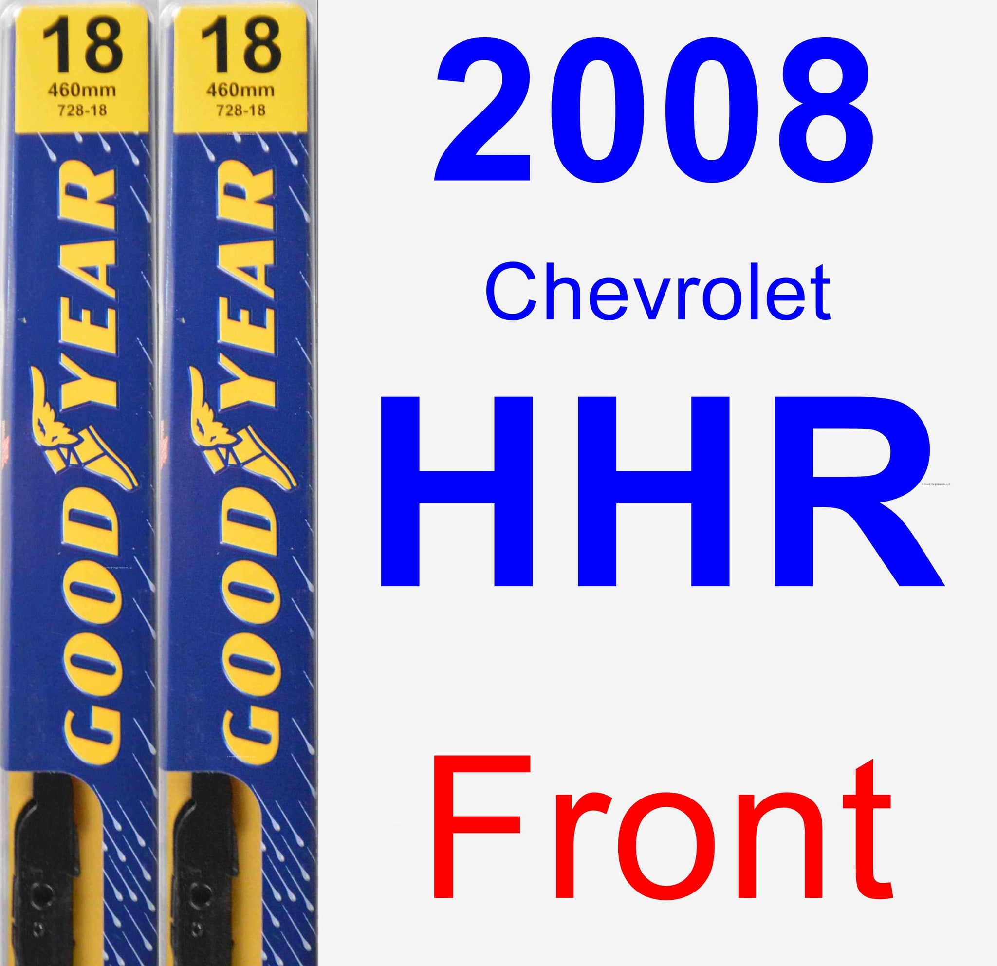 2008 Chevrolet HHR Wiper Blade Set/Kit (Front) (2 Blades) Premium