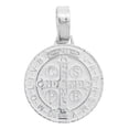 thumbnail image 2 of JOYARIS Dije Medalla Grande San Benito Diamantada Plata Ley 925 DM-0001408, 2 of 4
