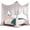 White, variant on Four Corner Post Elegant Mosquito Net Bed Canopy Set, White, Full/Queen/King, 86.6x78.7x98.4 Inches