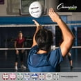 thumbnail image 3 of Champion Sports VB Pro Comp Series Indoor Volleyball, Official Size - Durable, Soft-Touch Volleyballs with Composite Synthetic Leather Cover - Premium Volleyball Equipment and Gear - Blue/White, 3 of 9