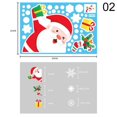 thumbnail image 1 of Pegatinas de ventana de decoración navideña, pegatina de espejo de Feliz Navidad, árbol de Navidad, pegatina de vidrio para ventana, regalos de Año Nuevo, 1 of 4