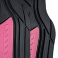 thumbnail image 4 of FH Group Automotive Floor Mats - Heavy-Duty Monster Eye Rubber for Cars, Universal Fit Full Set, Climaproof Mats, Trimmable Most Sedan, SUV, Truck Pink, 4 of 8