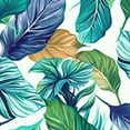 thumbnail image 6 of BANET Tropical Tablecloth Round for Summer Green Hawaiian Palm Leaf Round Tablecloth Polyester Washable Circle Table Cover Table Cloth for Kitchen Dining Room Picnic Patio 38"-42, 6 of 8