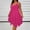 Hot Pink, variant on Ayolanni Womens Party Dresses Knee-Length Black V-Neck Sleeveless Solid Dresses Dresses for Juniors 2x